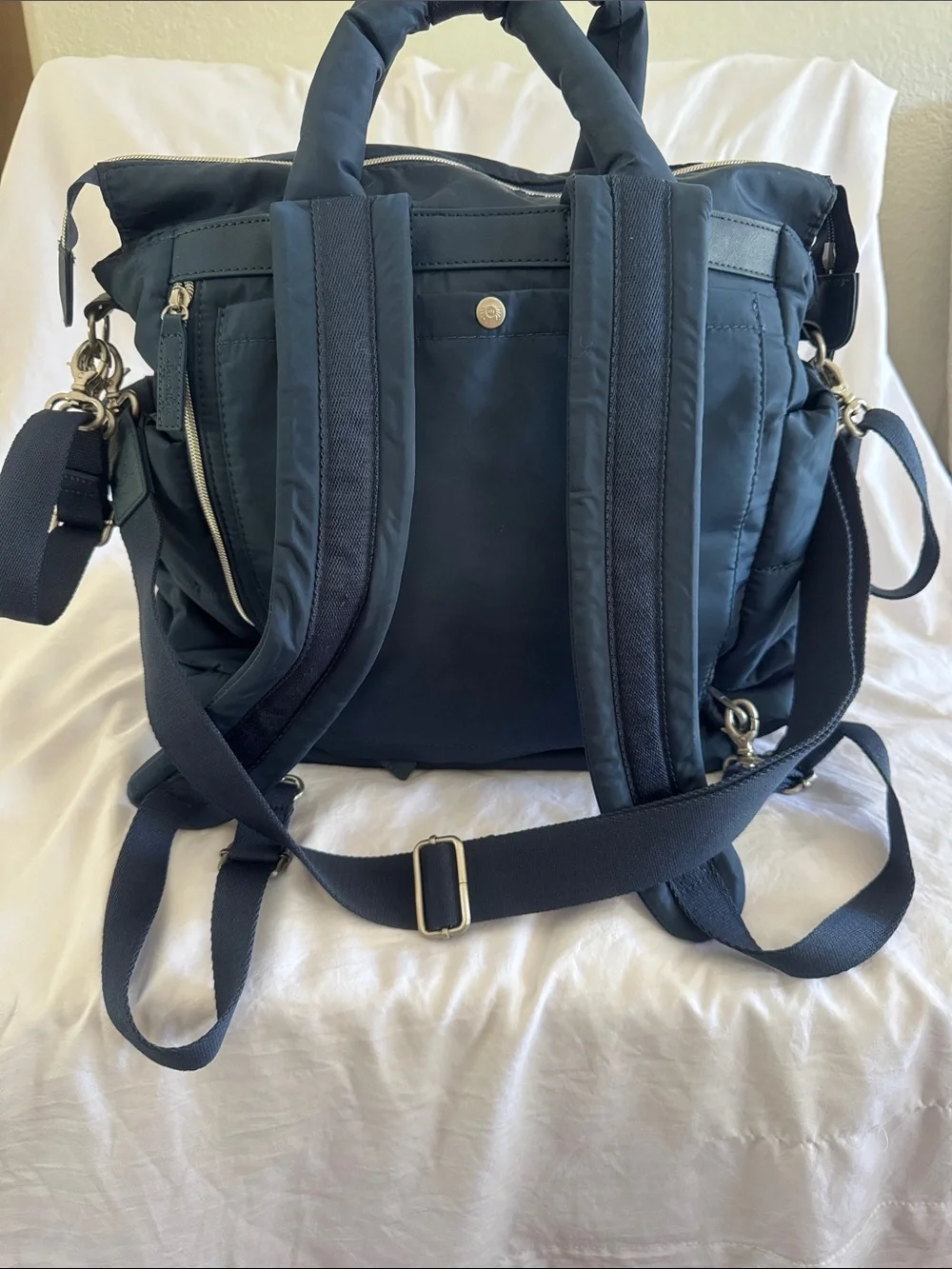 itzy ritzy dream convertible sapphire starlight diaper bag